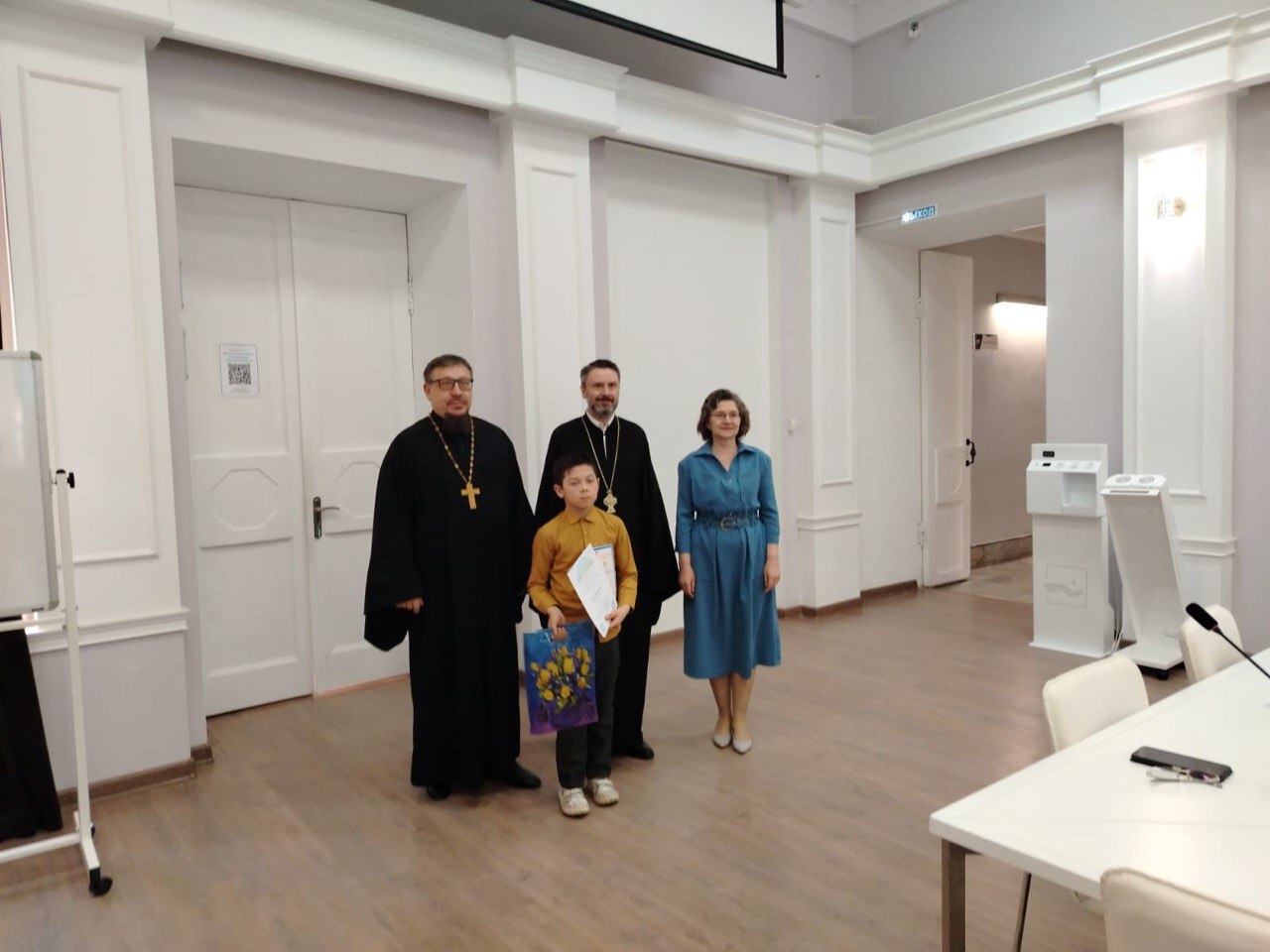 Награждение участников олимпиады «Основы православной культуры».